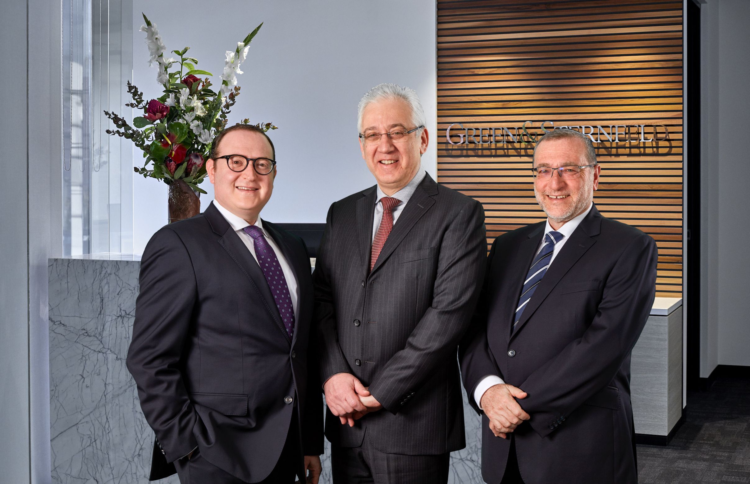 The three directors of Green & Sternfeld together